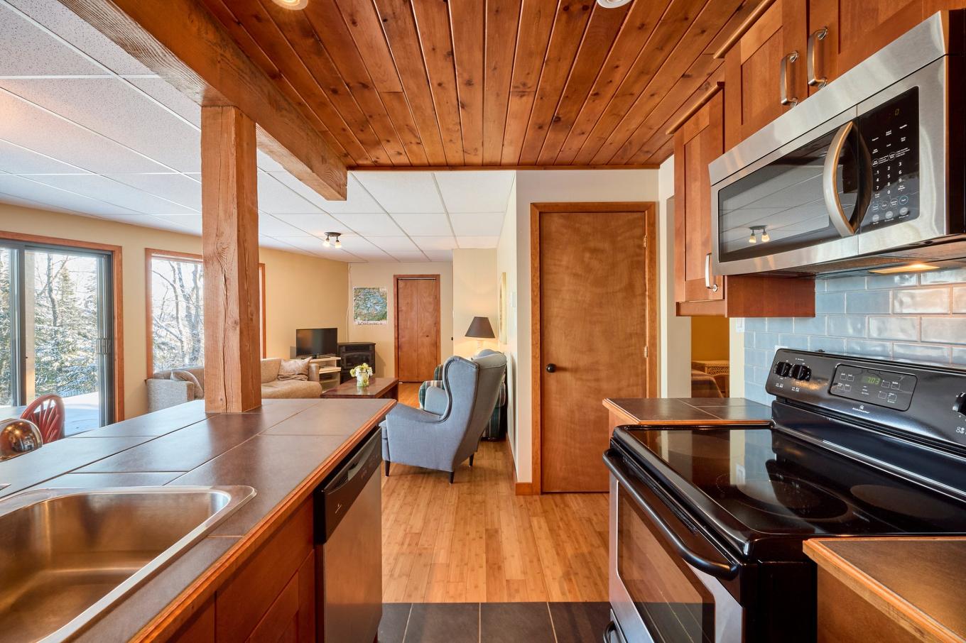 Vue d'ensemble - 95 Ch. Du Domaine-Escarpé, Saint-Donat, QC - Indoor Photo Showing Kitchen