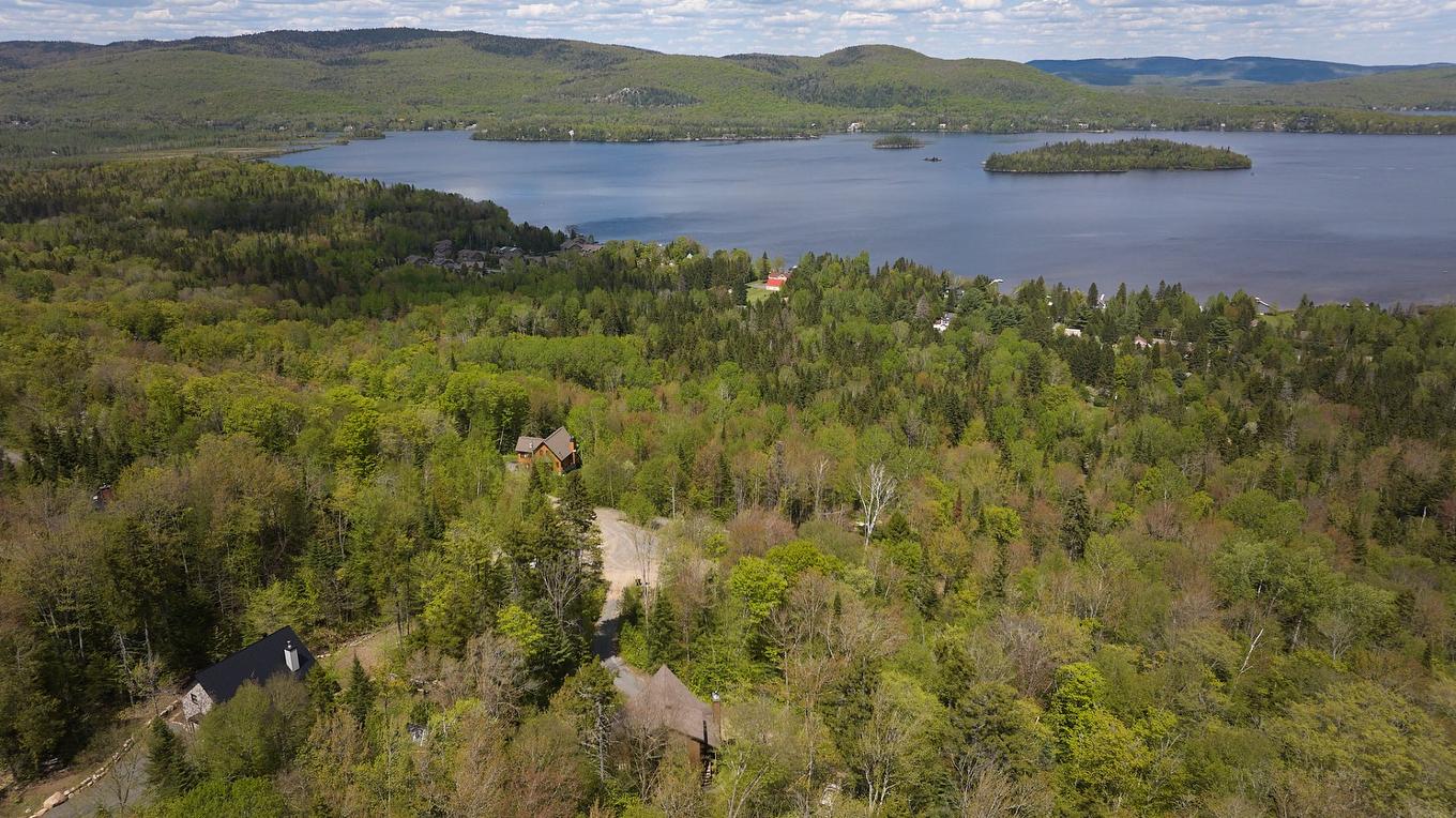 Photo aérienne - 95 Ch. Du Domaine-Escarpé, Saint-Donat, QC - Outdoor With Body Of Water With View