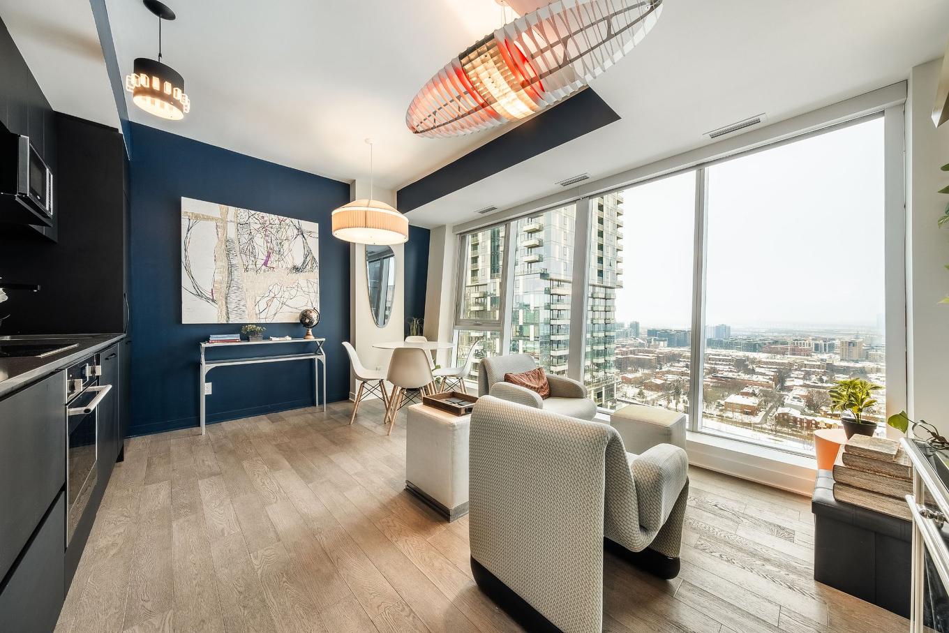 Living room - 2205-1160 Rue Mackay, Montréal (Ville-Marie), QC - Indoor