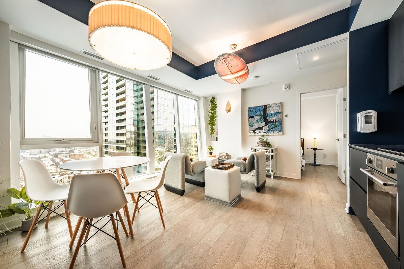 Overall view - 2205-1160 Rue Mackay, Montréal (Ville-Marie), QC - Indoor Photo Showing Dining Room