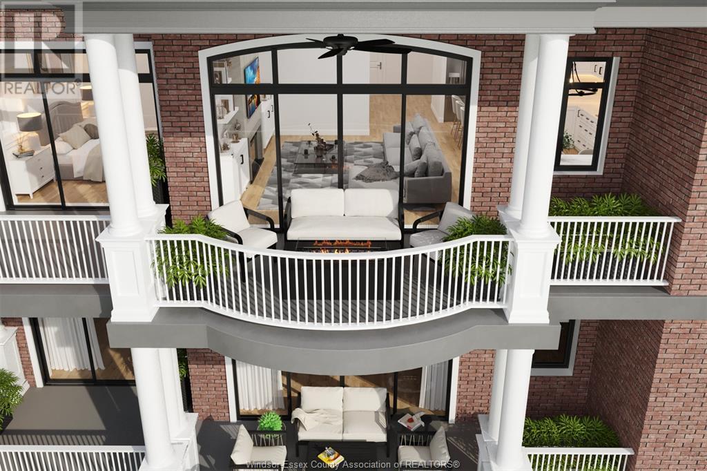 359 Dalhousie Street Unit# 403, Amherstburg, ON - Outdoor With Balcony With Exterior