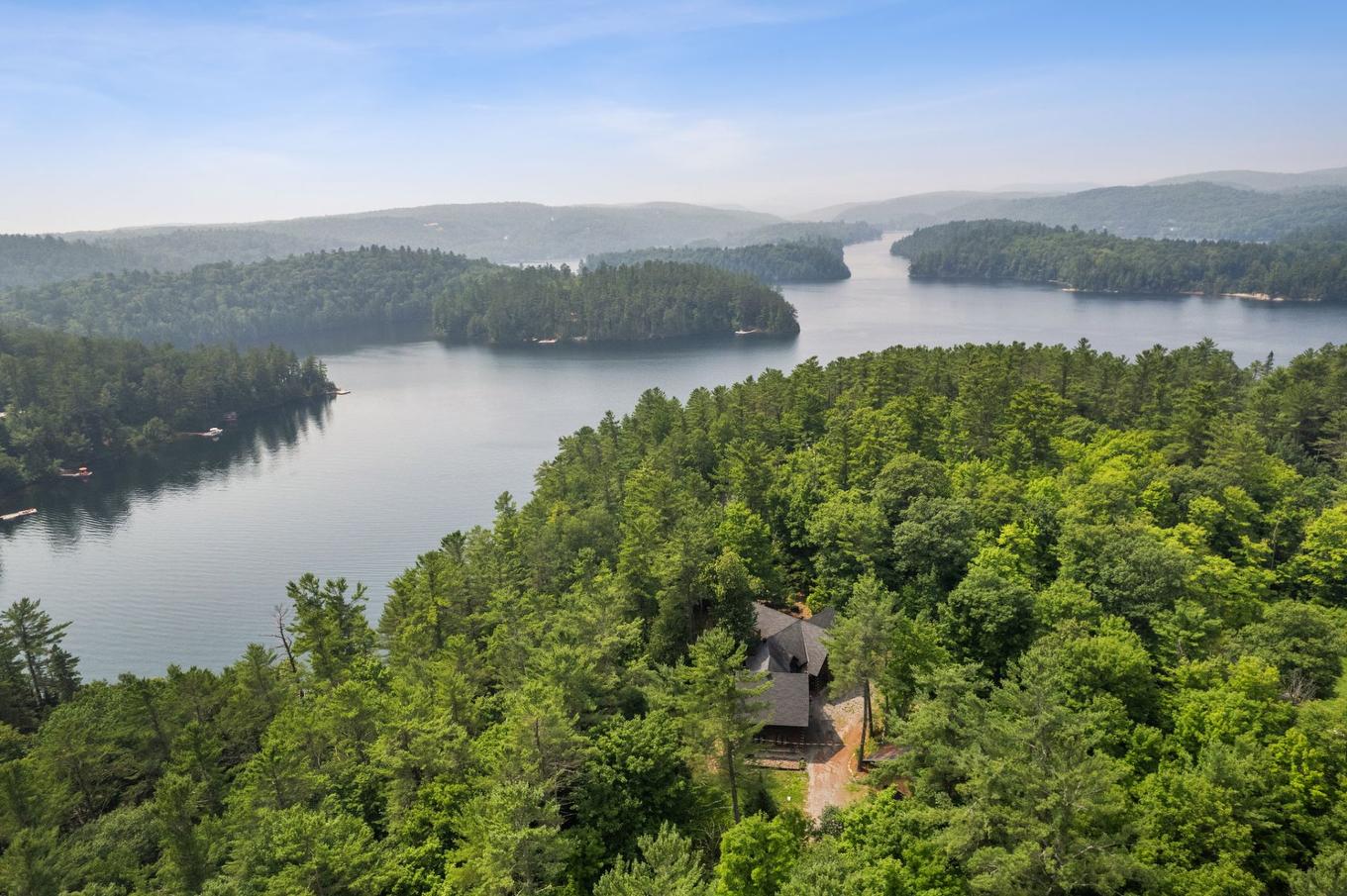 Water view - 30 Ch. De La Lyrique, Val-Des-Monts, QC - Outdoor With Body Of Water With View
