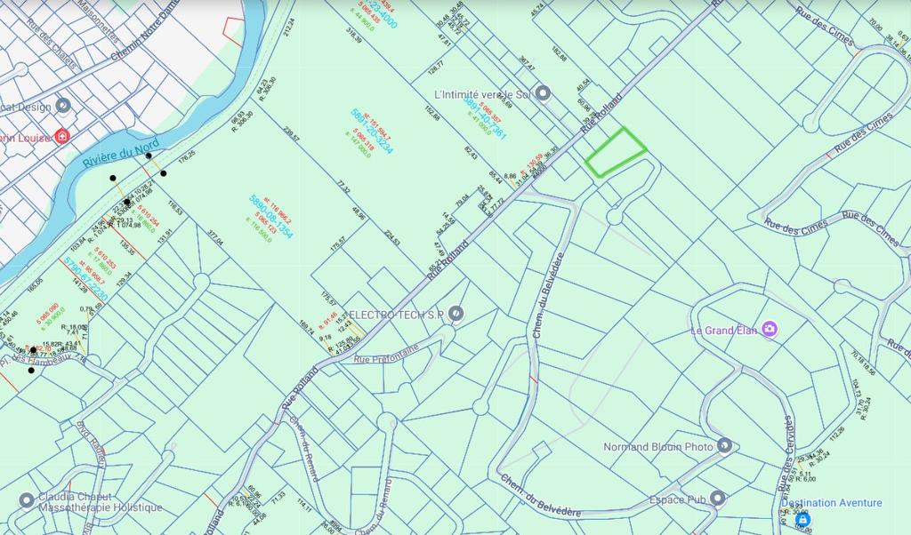 Photo aérienne - Ch. Du Belvédère, Sainte-Adèle, QC