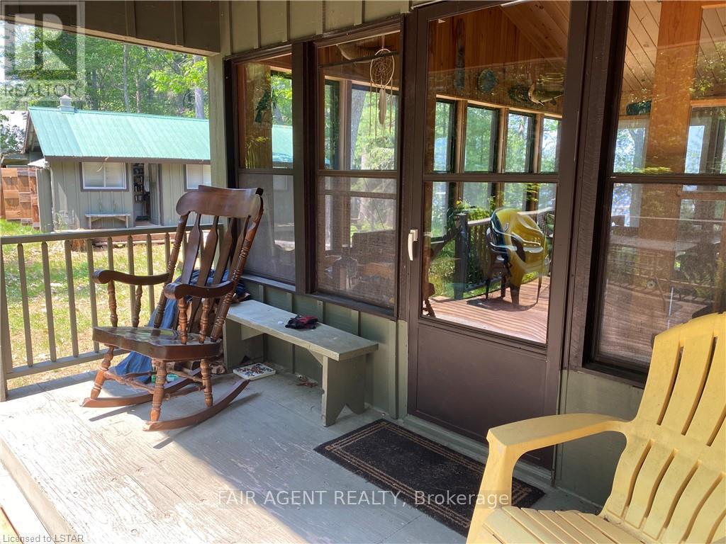 Lt25 Sandy Island, West Nipissing (North Monetville), ON - With Deck Patio Veranda With Exterior