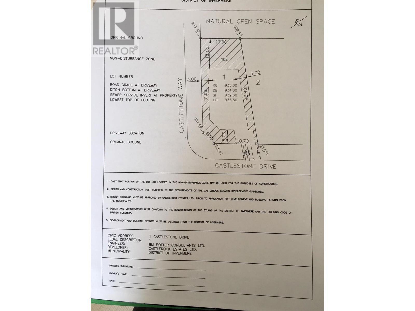 Dimensions in metric - 2480 Castlestone Drive, Invermere, BC
