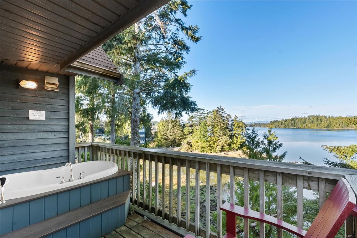 511-1971 Harbour Dr, Ucluelet, BC - Outdoor With Body Of Water With Balcony With Exterior