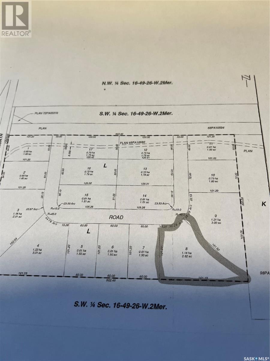 Lot 8 Robertson Crescent, Buckland Rm No. 491, SK