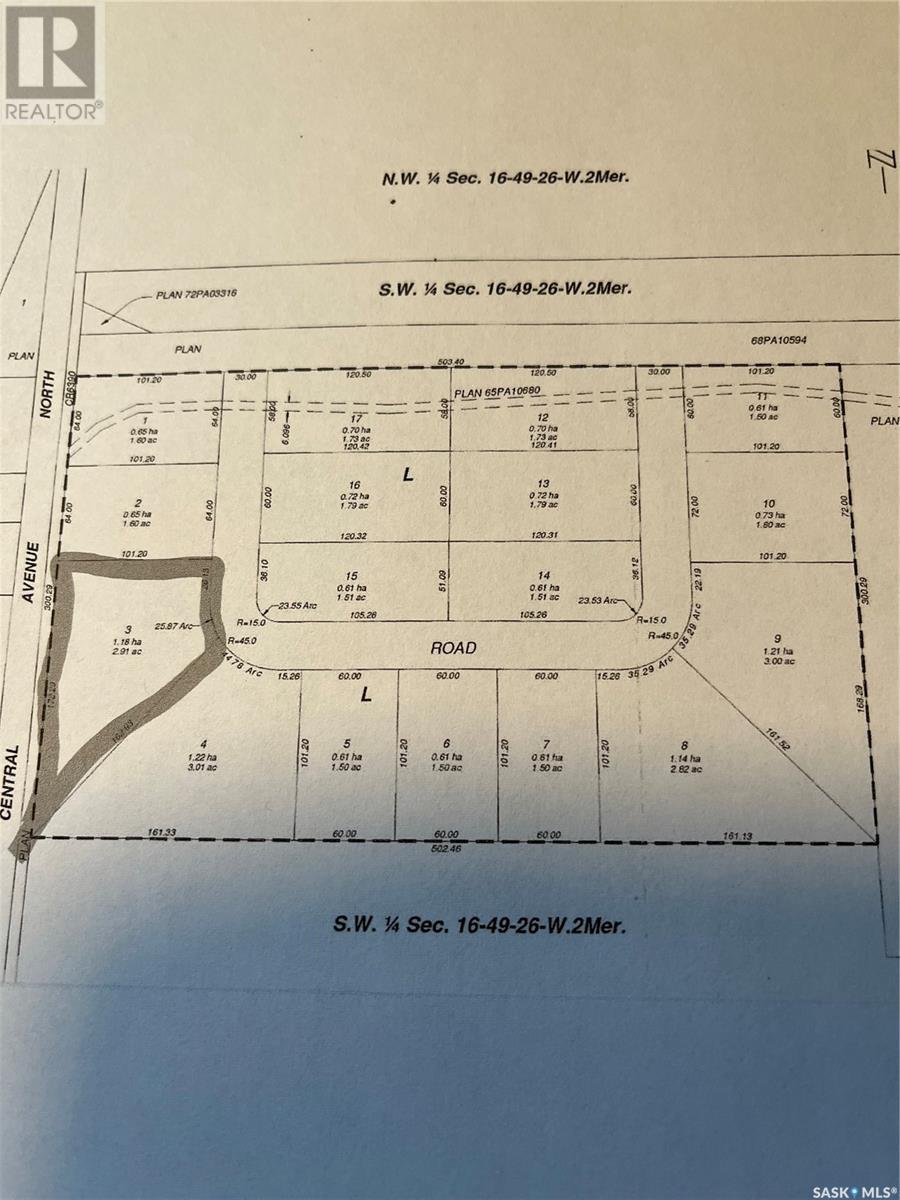 Lot 3 Robertson Crescent, Buckland Rm No. 491, SK