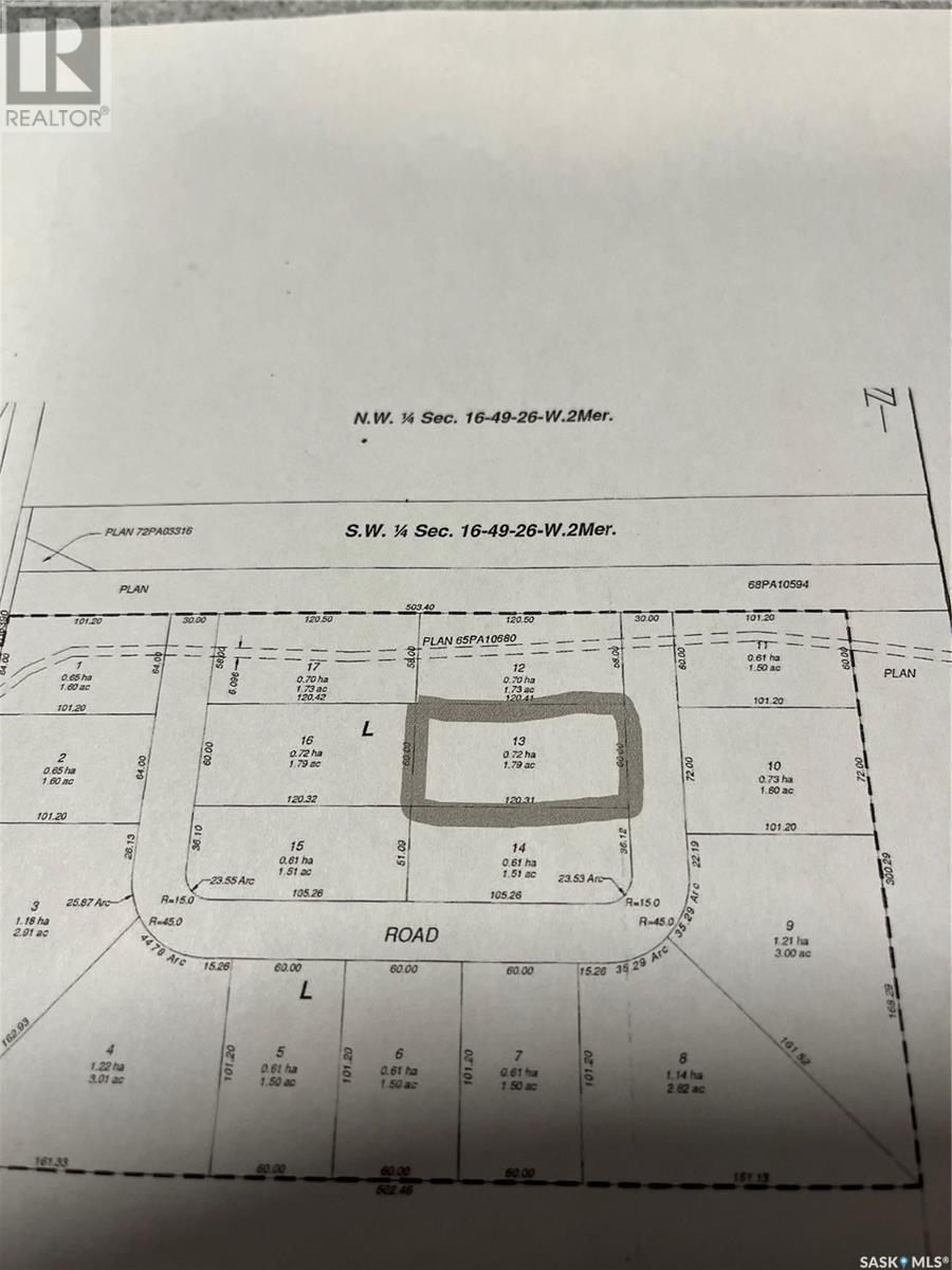 Lot 13 Robertson Crescent, Buckland Rm No. 491, SK