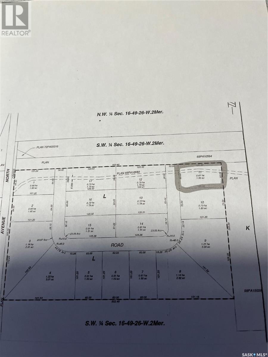 Lot 11 Robertson Crescent, Buckland Rm No. 491, SK