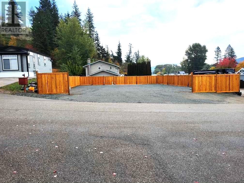 Lot prior to installing bunkhouse & bathroom - 2633 Squilax-Anglemont Road Lot# #66, Lee Creek, BC