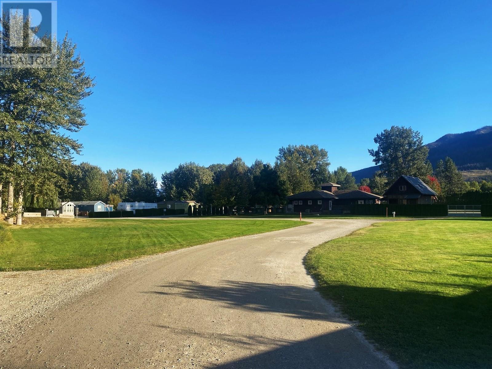 Driveway into the park - 2633 Squilax-Anglemont Road Lot# #66, Lee Creek, BC