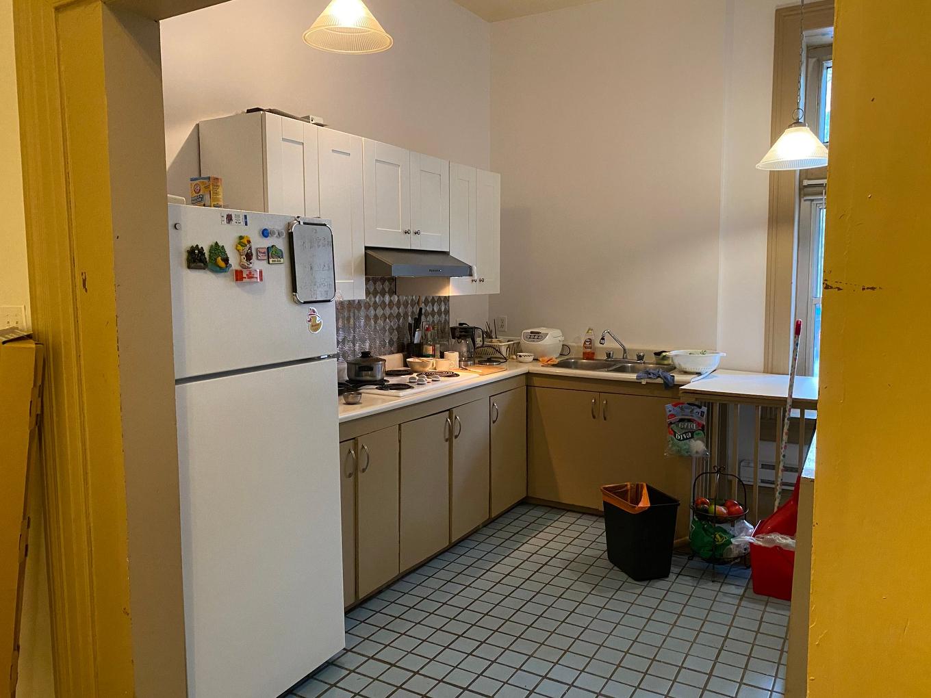 Kitchen - 2-570 Rue Milton, Montréal (Le Plateau-Mont-Royal), QC - Indoor Photo Showing Kitchen With Double Sink