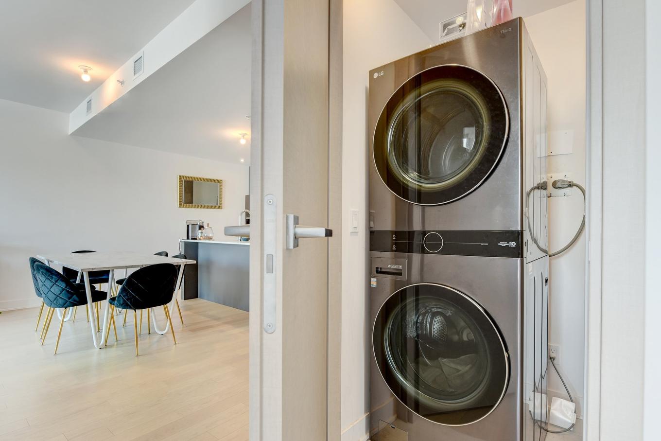Salle de lavage - 401A-1400 Rue Ottawa, Montréal (Le Sud-Ouest), QC - Indoor Photo Showing Laundry Room