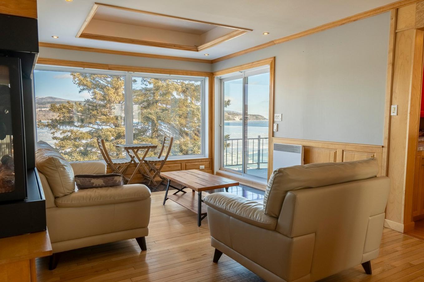 Salon - 60 Rue De La Miscoutine, La Malbaie, QC - Indoor Photo Showing Living Room