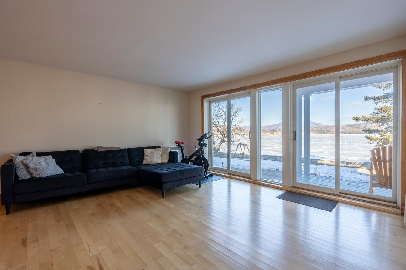 Salle familiale - 60 Rue De La Miscoutine, La Malbaie, QC - Indoor Photo Showing Living Room