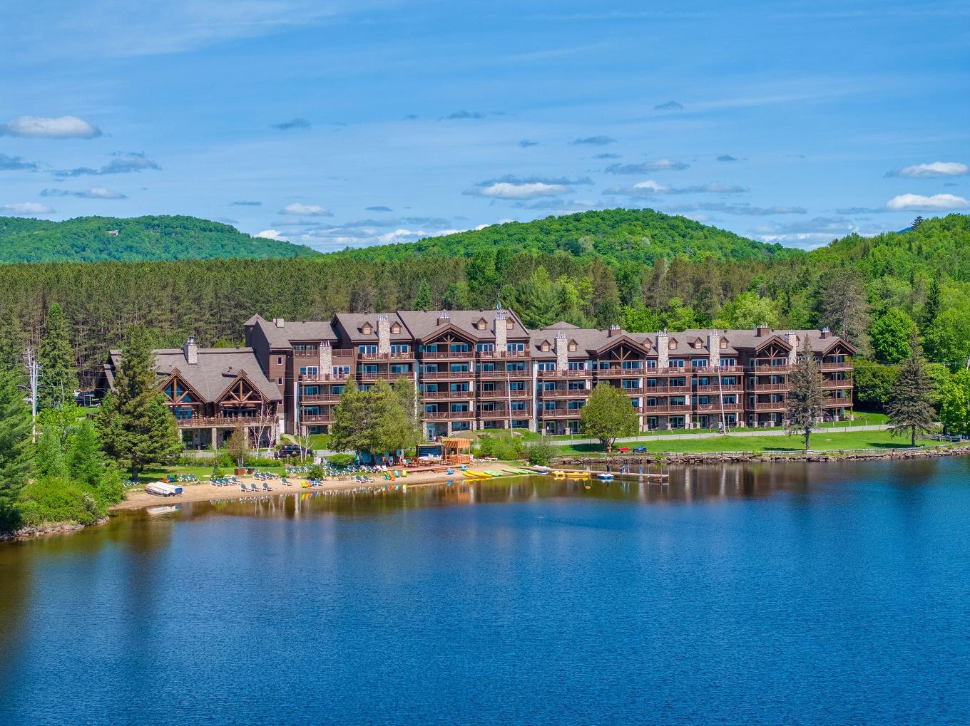 Aerial photo - 227-2396 Rue Labelle, Mont-Tremblant, QC - Outdoor With Body Of Water With View