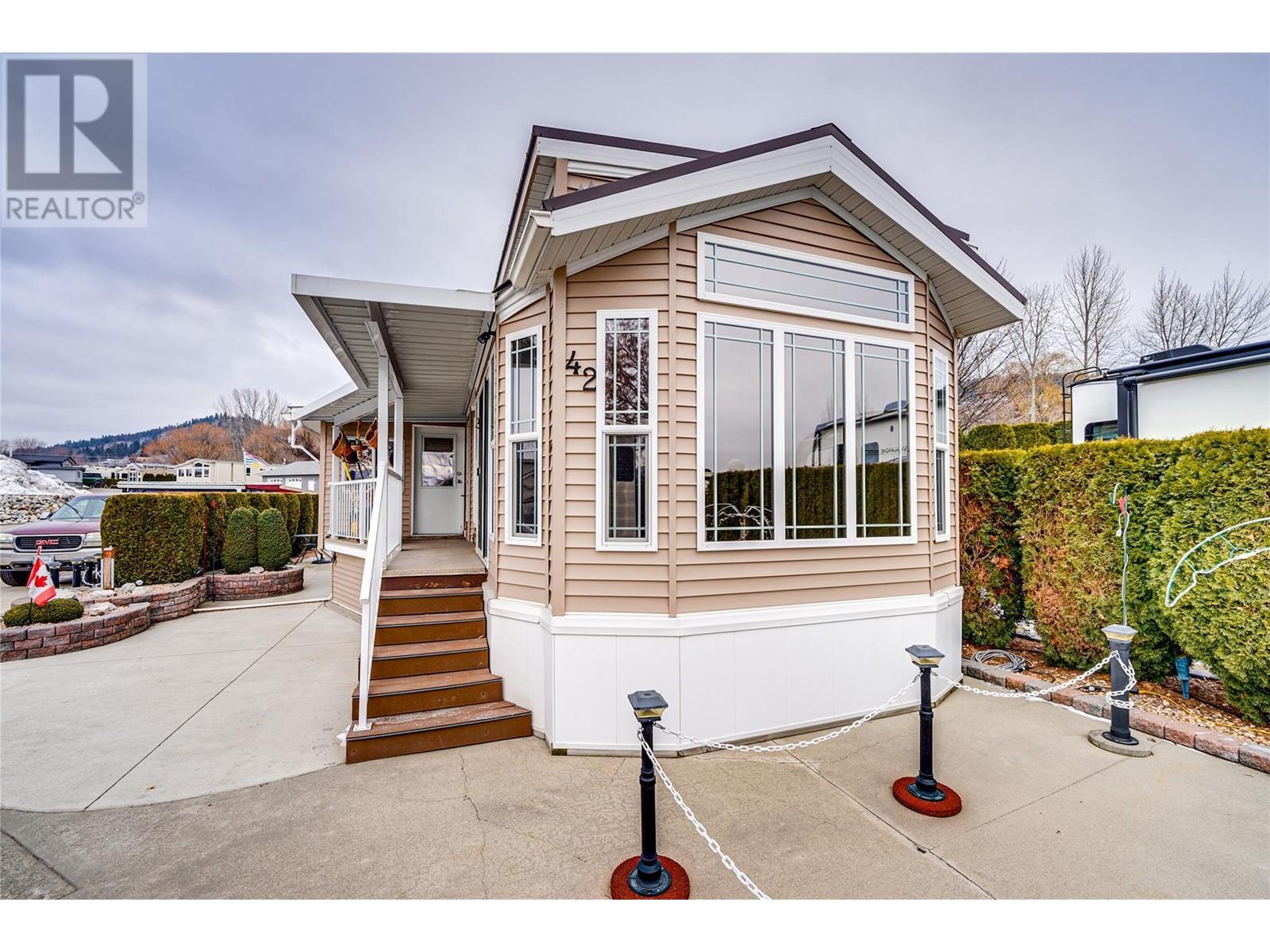 Front view of your new home! - 8000 Highland Road Unit# 42, Vernon, BC - Outdoor