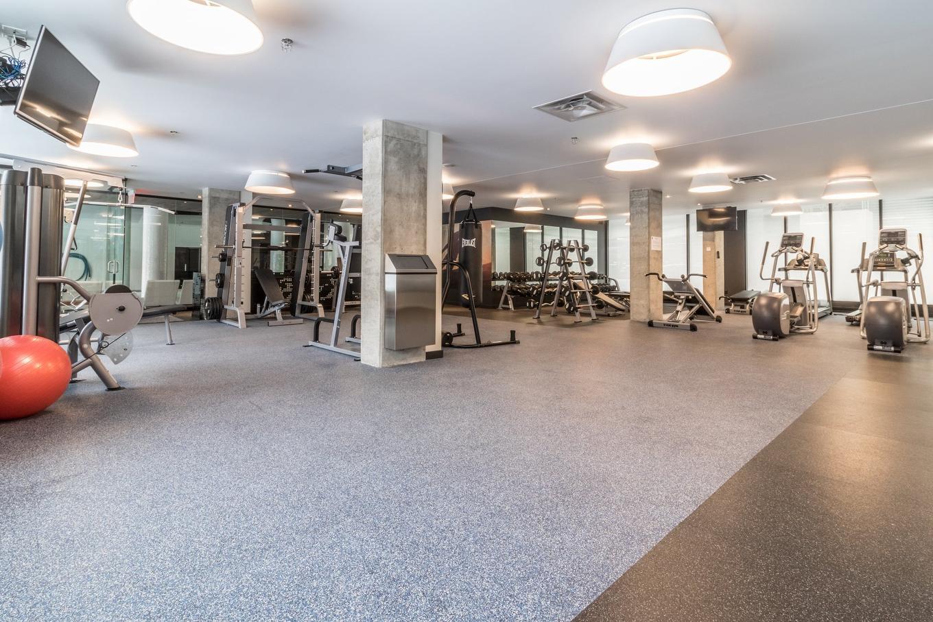 Salle d'exercice - 519-1000 Rue Ottawa, Montréal (Le Sud-Ouest), QC - Indoor Photo Showing Gym Room