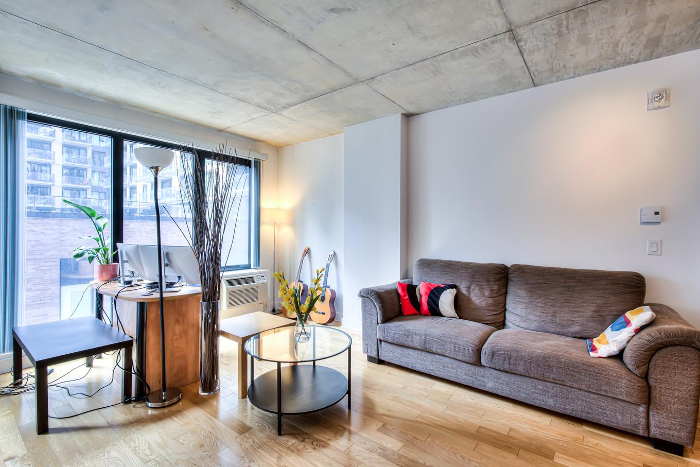 Salon - 519-1000 Rue Ottawa, Montréal (Le Sud-Ouest), QC - Indoor Photo Showing Living Room