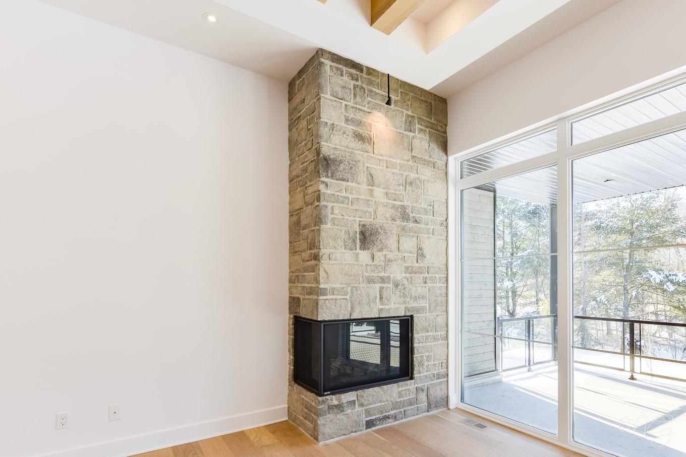 Salon - 1404 Place Des Vignes, Piedmont, QC - Indoor Photo Showing Other Room With Fireplace