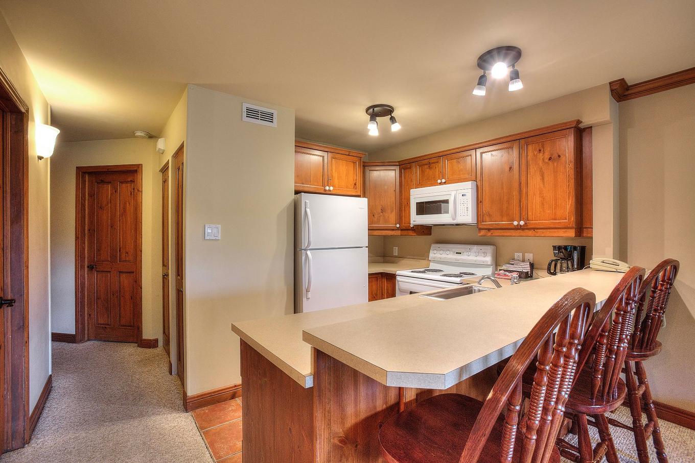 Kitchen - 6-185 Rue Du Mont-Plaisant, Mont-Tremblant, QC - Indoor Photo Showing Kitchen