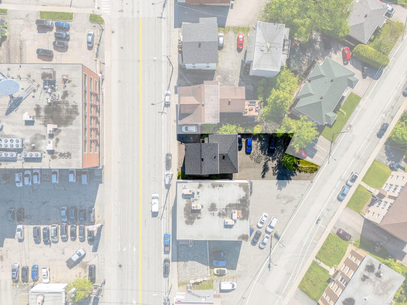 Photo aérienne - 1340 - 1344 Rue King O., Sherbrooke (Les Nations), QC - Other