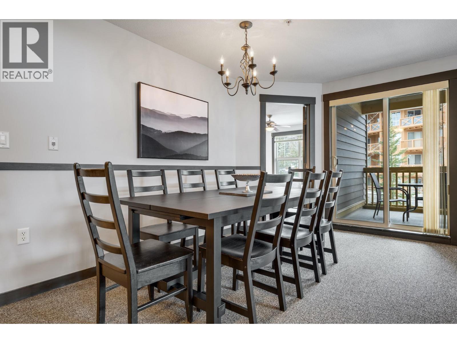 2070 Summit Drive Unit# 301A, Panorama, BC - Indoor Photo Showing Dining Room