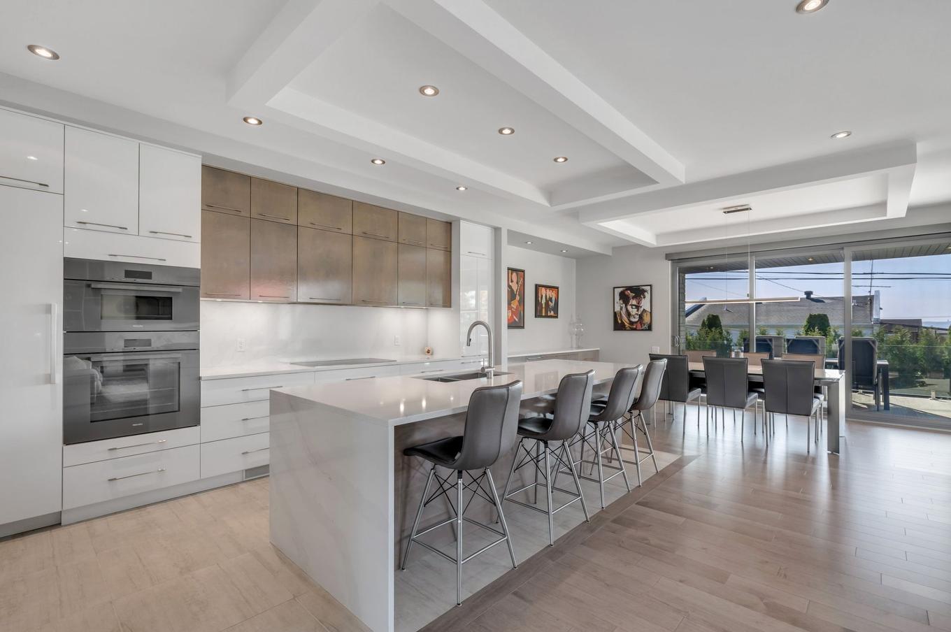 Kitchen - 6305 Rue Malouin, Québec (Charlesbourg), QC - Indoor Photo Showing Kitchen With Upgraded Kitchen
