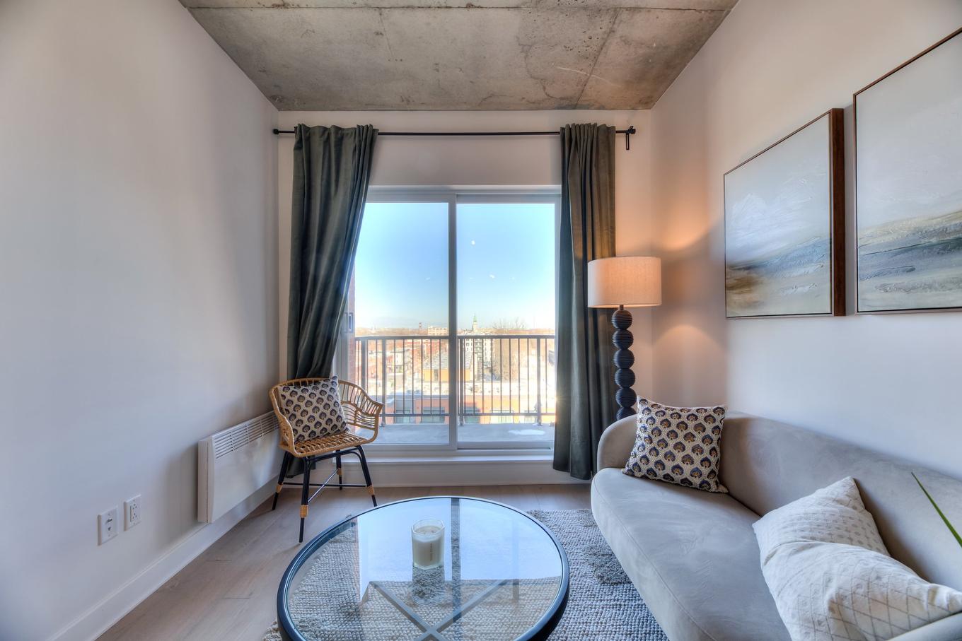 Living room - 809-1971 Rue Du Havre, Montréal (Ville-Marie), QC - Indoor