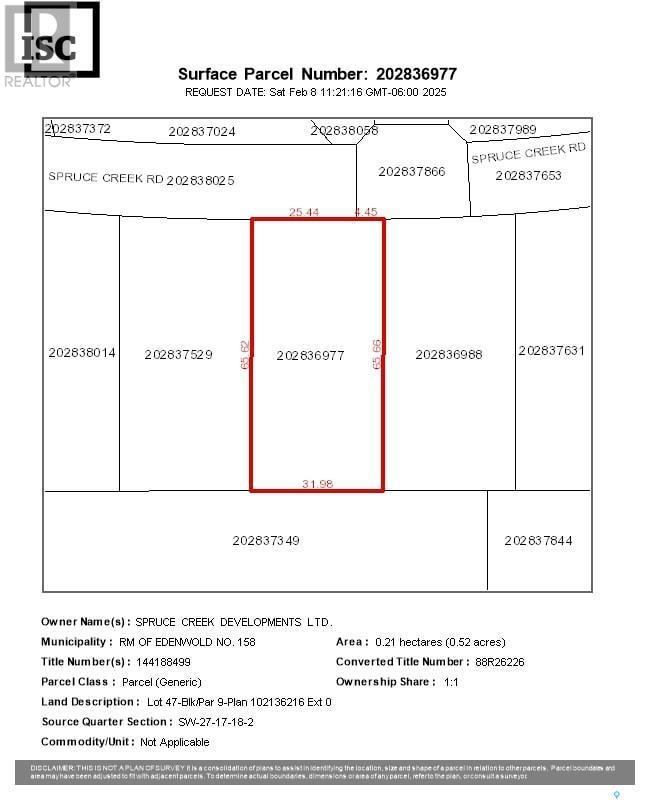 156 Spruce Creek Road, Edenwold Rm No. 158, SK