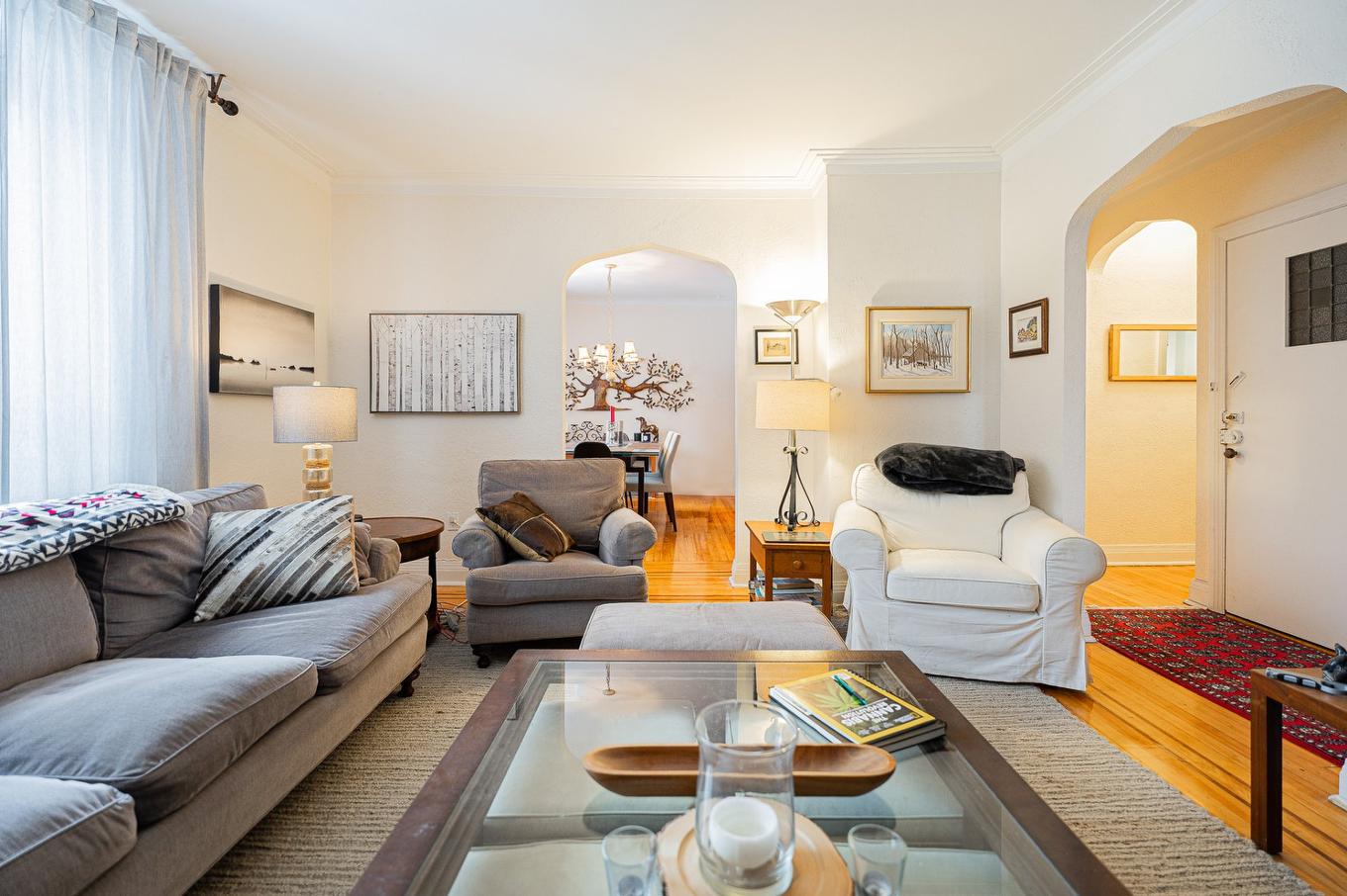 Living room - 4607 - 4609 Av. Coolbrook, Montréal (Côte-Des-Neiges/Notre-Dame-De-Grâce), QC - Indoor Photo Showing Living Room