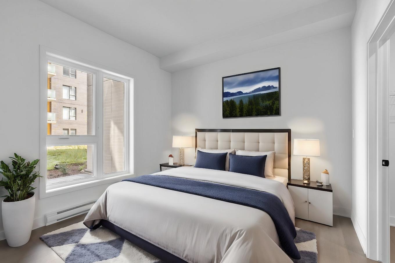 Chambre à  coucher - 107-2030 Rue Lucien-Thimens, Montréal (Saint-Laurent), QC - Indoor Photo Showing Bedroom