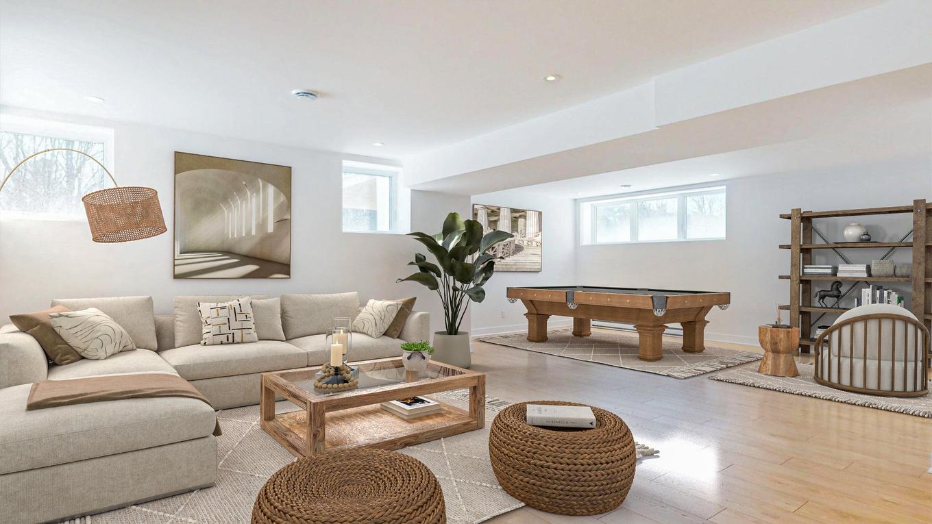 À construire - 1704 Place Des Centaurées, Piedmont, QC - Indoor Photo Showing Living Room