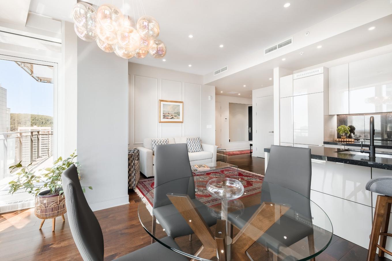 Dinette - 3802-1188 Av. Union, Montréal (Ville-Marie), QC - Indoor Photo Showing Dining Room