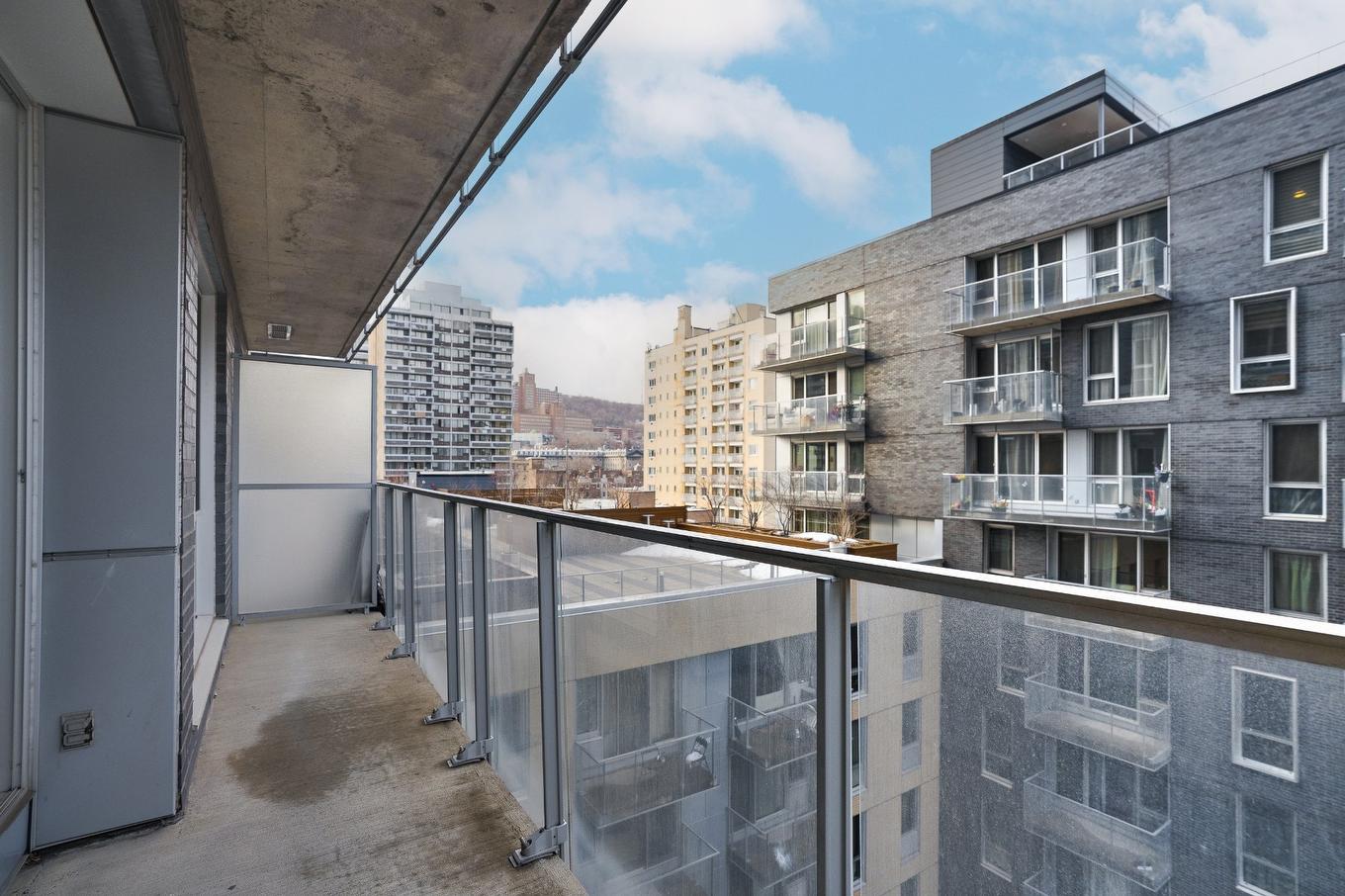 Balcony - 950-1414 Rue Chomedey, Montréal (Ville-Marie), QC - Outdoor With Exterior