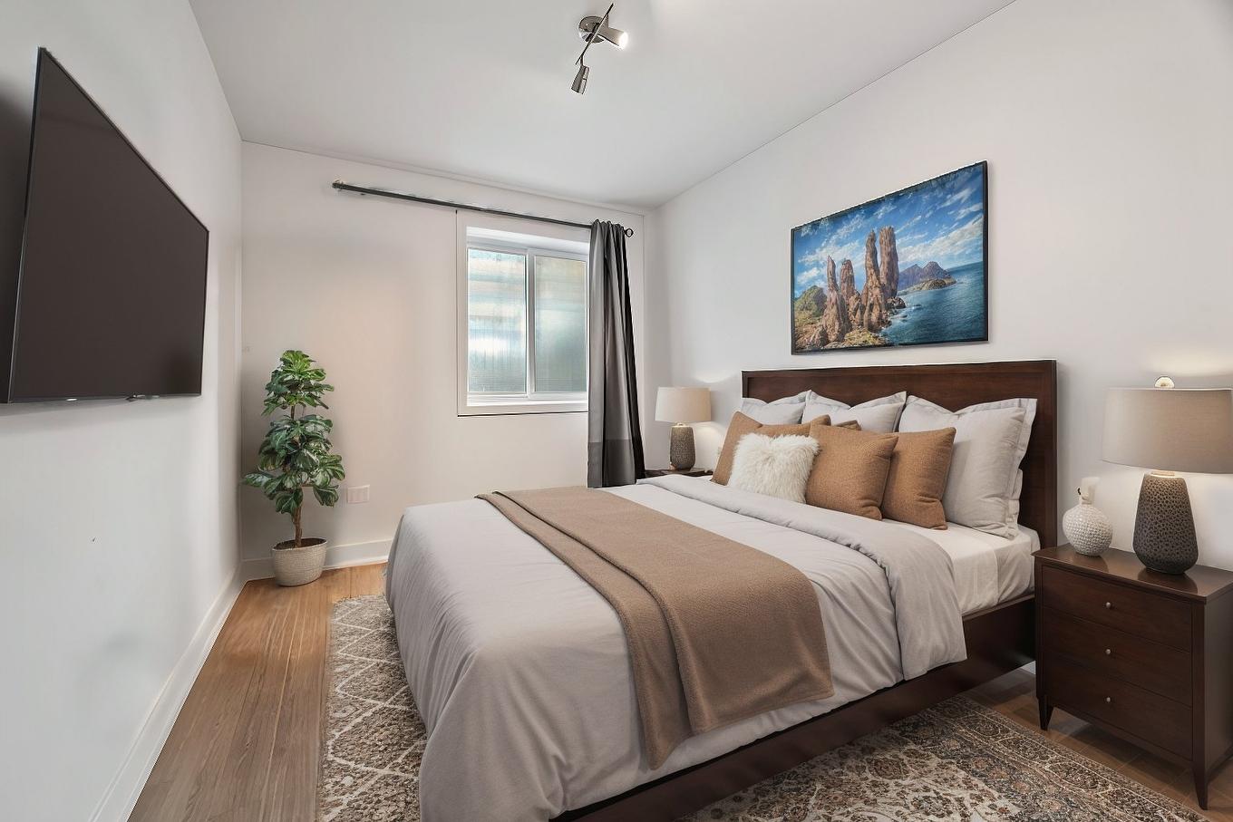 Bedroom - 1-2195 Rue Leclaire, Montréal (Mercier/Hochelaga-Maisonneuve), QC - Indoor Photo Showing Bedroom