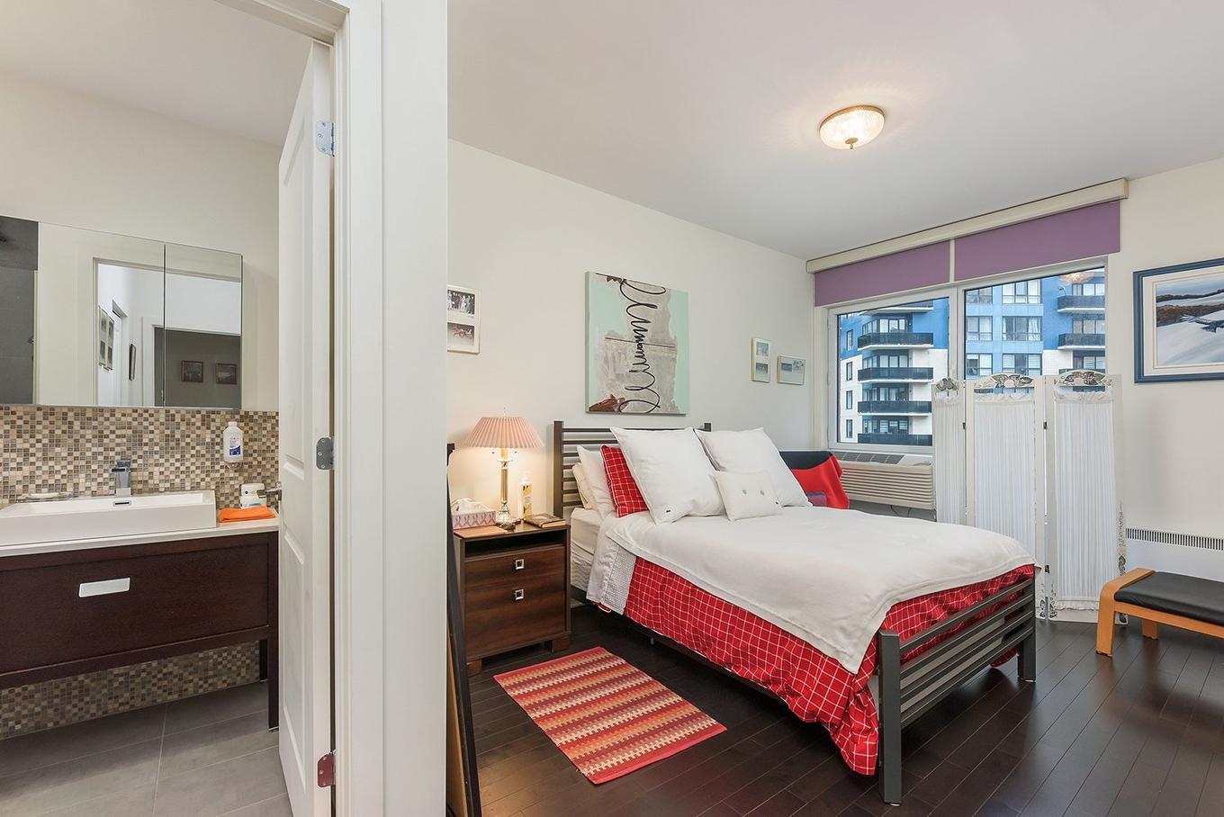 Chambre à coucher principale - 605-7501 Av. Mountain Sights, Montréal (Côte-Des-Neiges/Notre-Dame-De-Grâce), QC - Indoor Photo Showing Bedroom