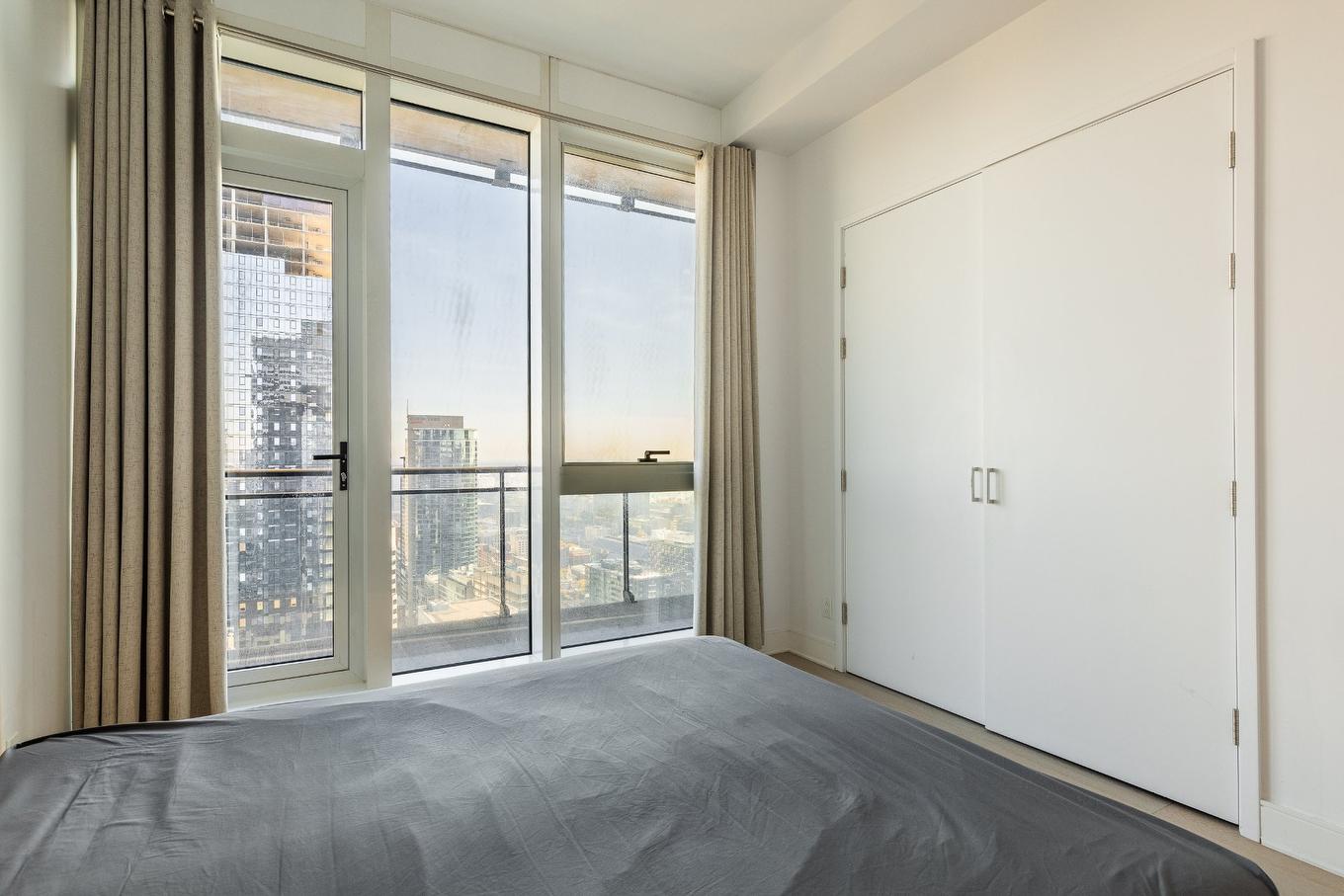 Master bedroom - 3607-1188 Av. Union, Montréal (Ville-Marie), QC - Indoor Photo Showing Bedroom