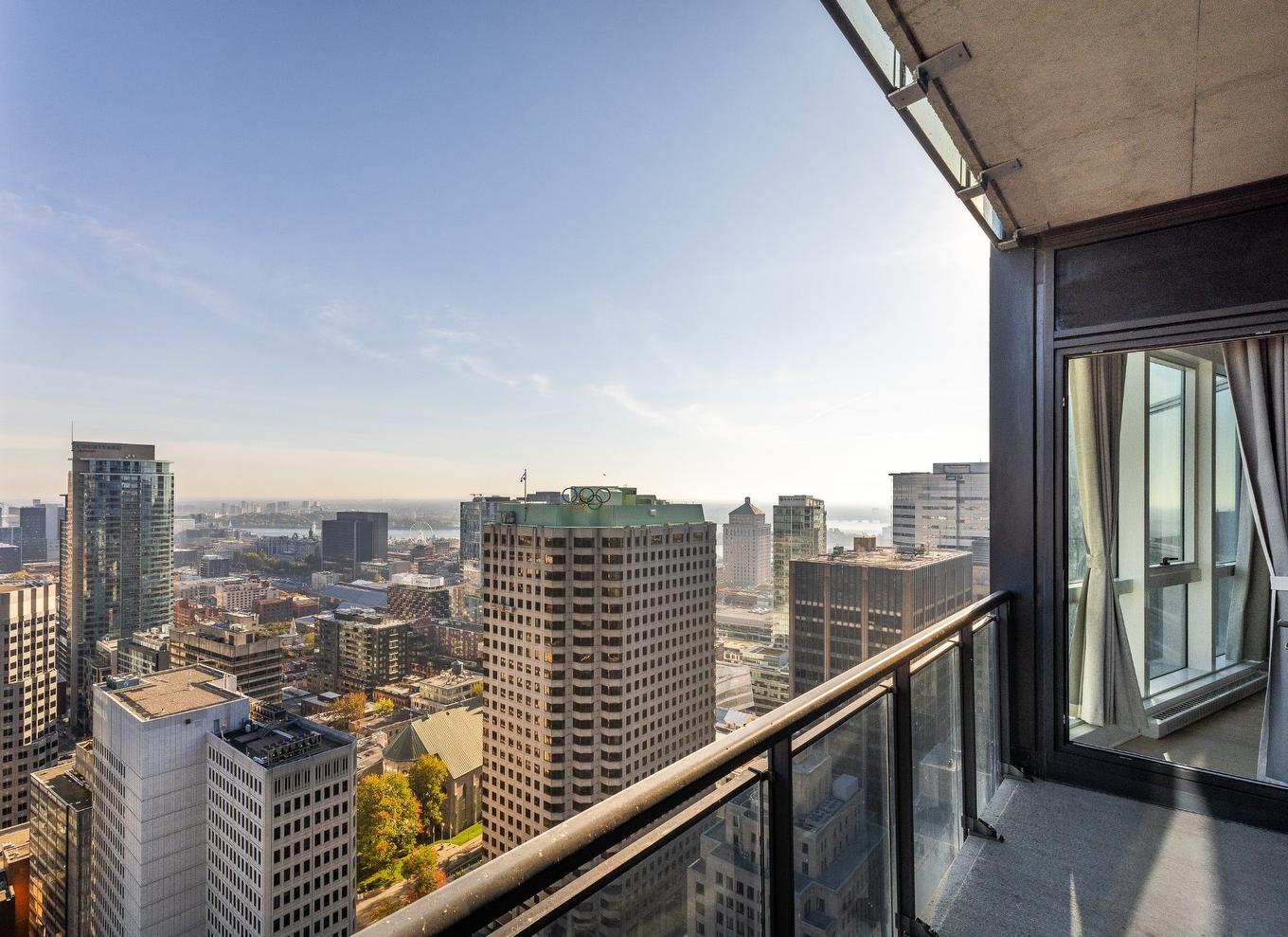 Balcony - 3607-1188 Av. Union, Montréal (Ville-Marie), QC - Outdoor With Balcony With View