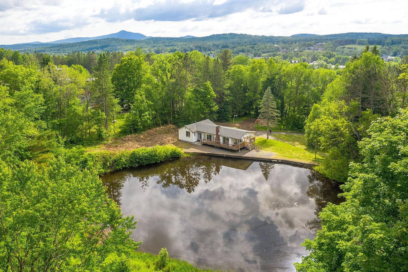 Photo aérienne - 35 Rue Academy, Sutton, QC - Outdoor With View