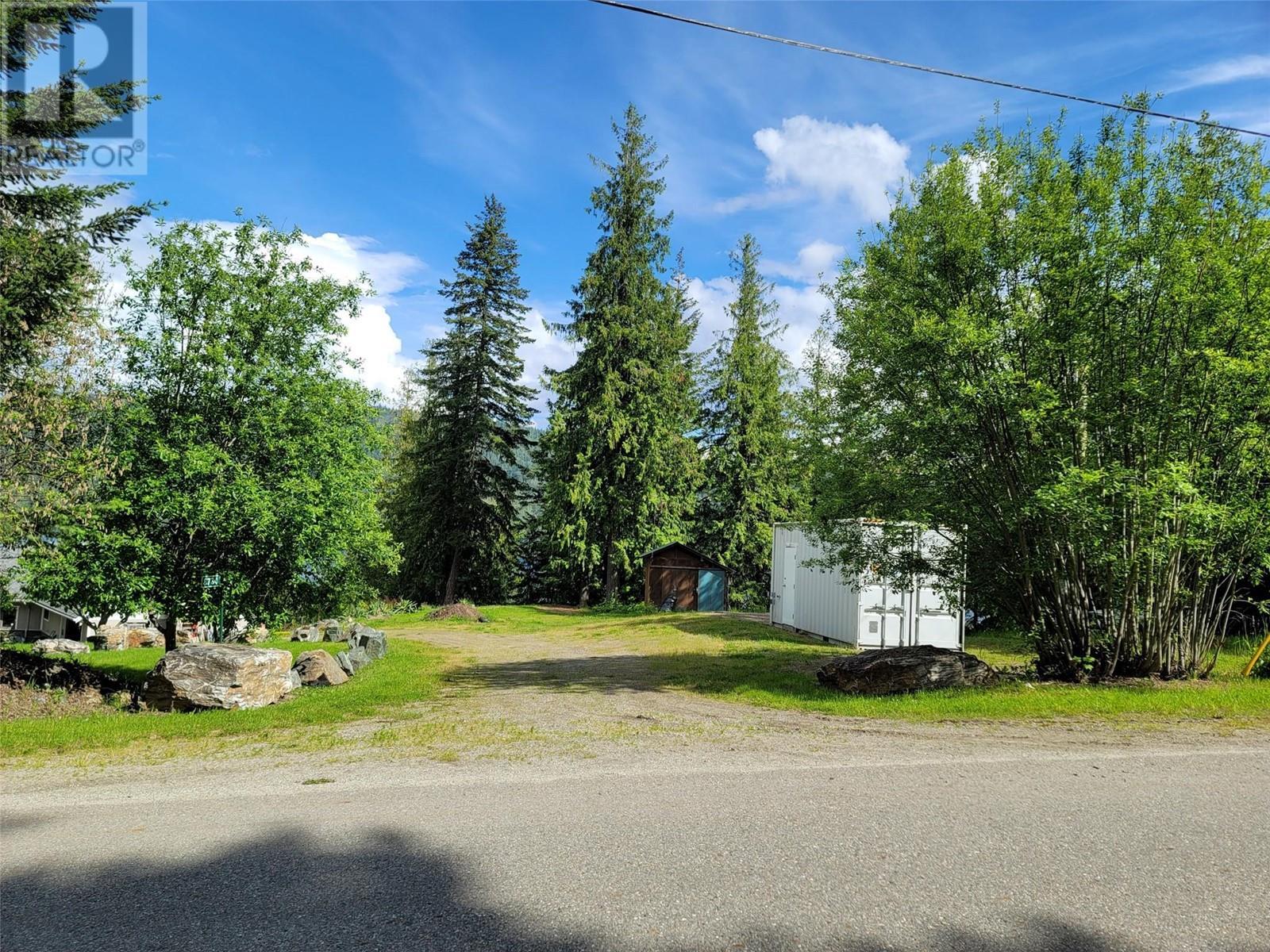 Sea Can contains the water system - 8734 Squilax Anglemont Road, St. Ives, BC