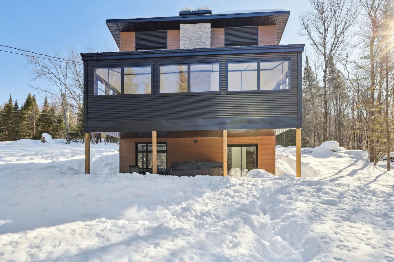 Back facade - 25 Ch. Des Cerisiers, Lac-Supérieur, QC - Outdoor