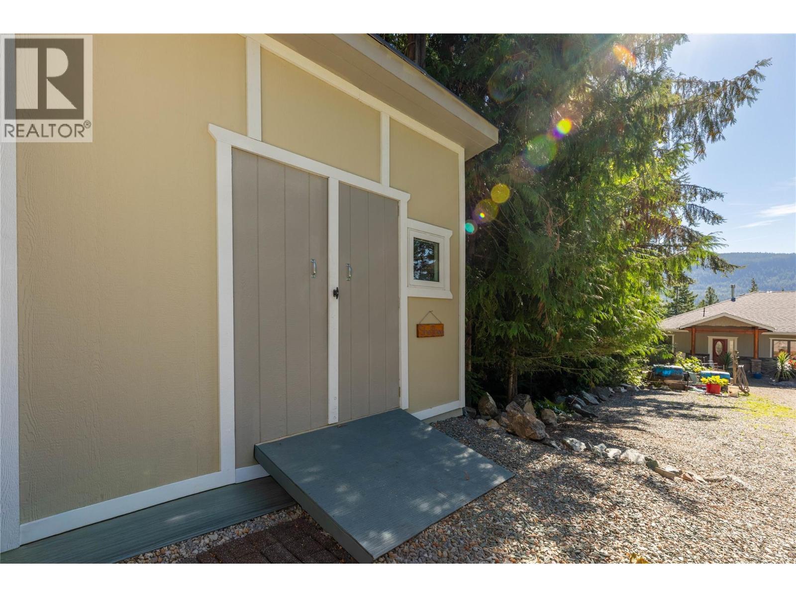 Custom ""She Shed"" - 8738 Squilax Anglemont Road, St. Ives, BC - Outdoor With Exterior