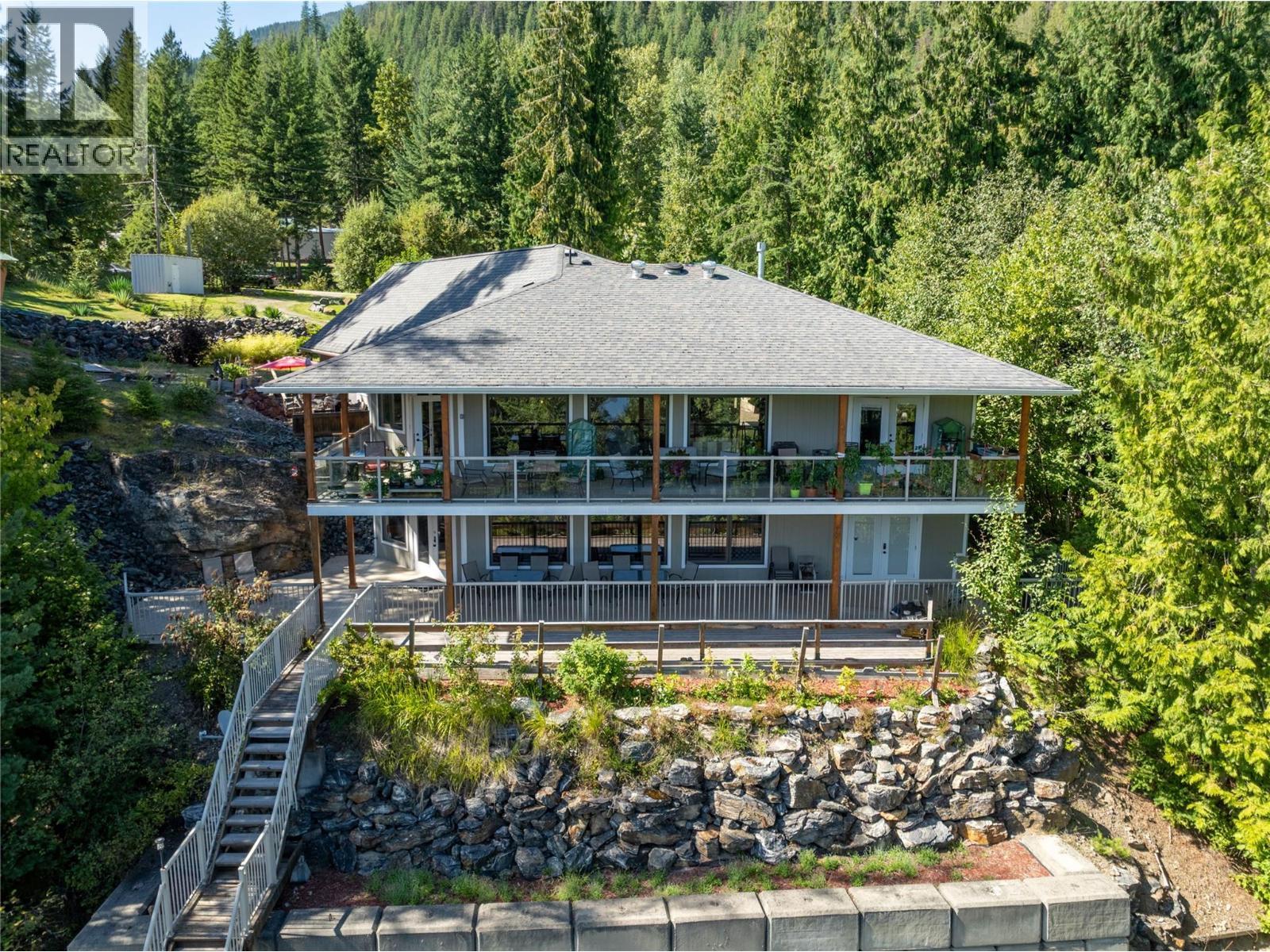8738 Squilax Anglemont Road, St. Ives, BC - Outdoor With Deck Patio Veranda