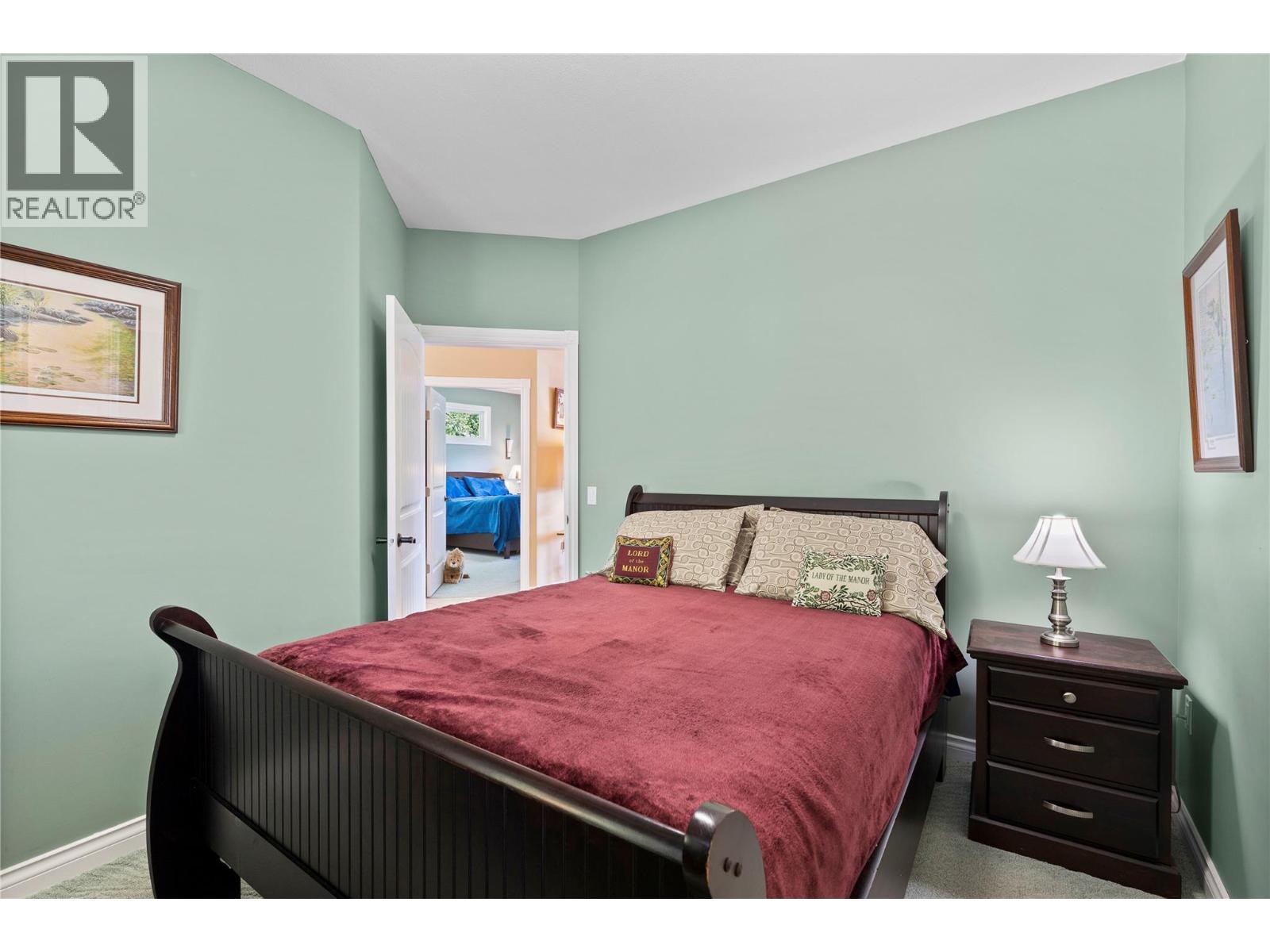 1st bedroom Main floor - 8738 Squilax Anglemont Road, St. Ives, BC - Indoor Photo Showing Bedroom