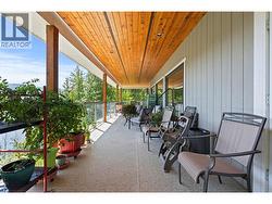 Main floor covered deck -