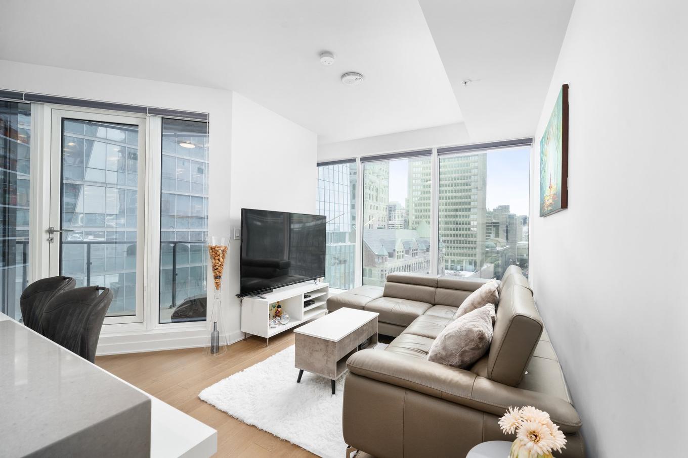 Living room - 1210-1188 Rue St-Antoine O., Montréal (Ville-Marie), QC - Indoor Photo Showing Living Room