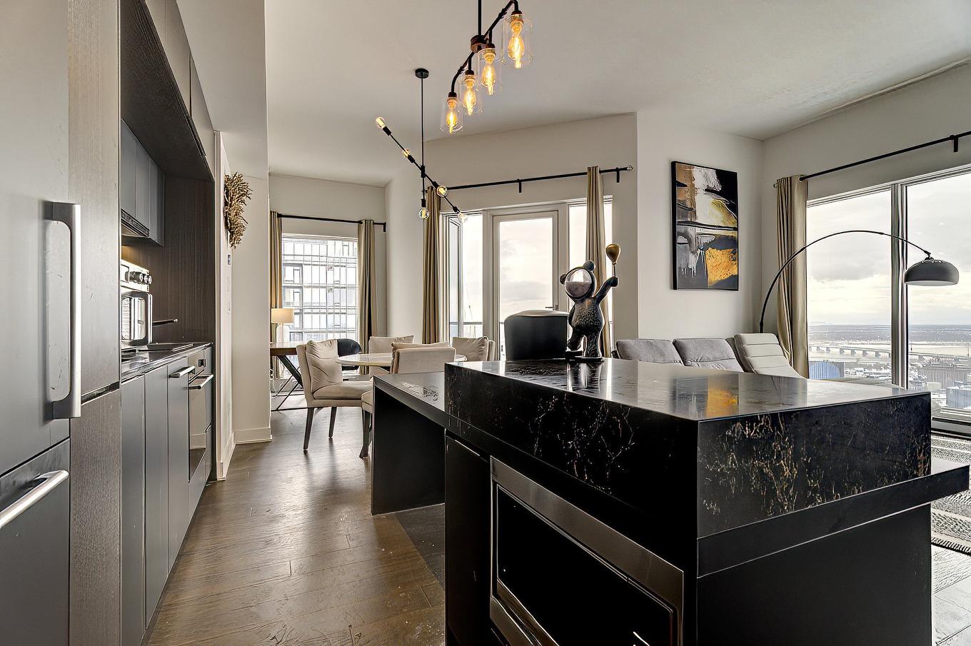 Kitchen - 5204-1288 Rue St-Antoine O., Montréal (Ville-Marie), QC - Indoor Photo Showing Kitchen