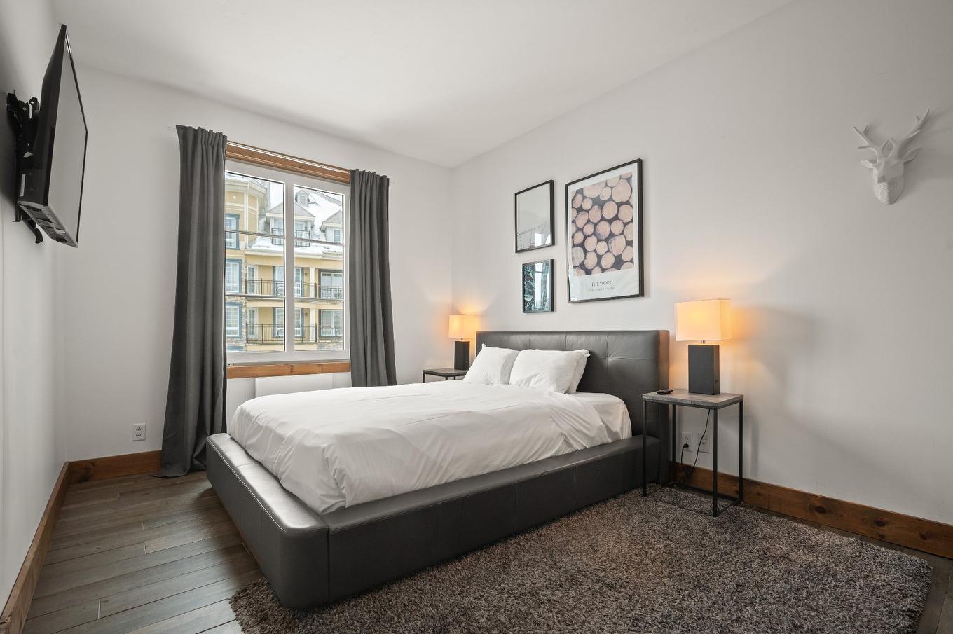 Chambre à coucher principale - 242-116 Ch. De Kandahar, Mont-Tremblant, QC - Indoor Photo Showing Bedroom